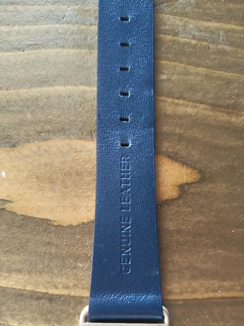 Navy Leather Apple Watch Band 42/44/45mm